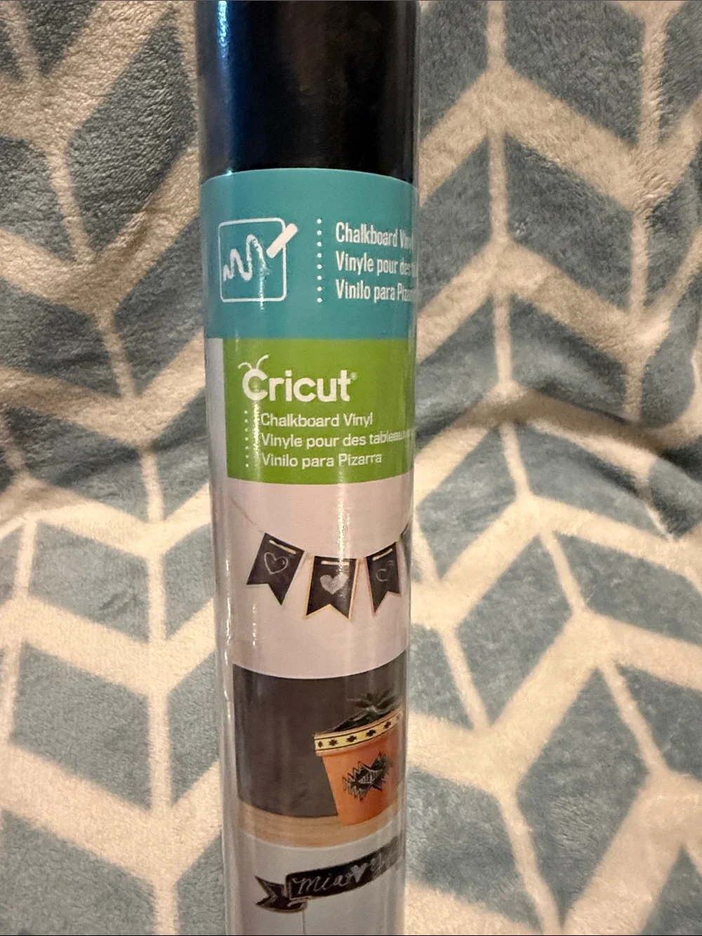 Cricut Assorted Craft Vinyl Rolls in Blue, Red, Black, Silver, White BUNDLE.